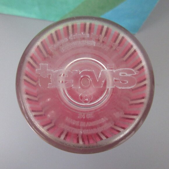 Tervis 24 oz. Tumbler Ron Jon SURF PINK Logo Ribbon Wrap with Pink Travel Lid - Picture 5 of 6